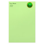 Shamrock detail from SAINT PATRICK'S CELTIC HEART Stationery Design