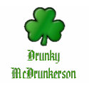 shamrock, Drunky McDrunkerson t-shirts by hazydazy8 shamrock, Drunky McDrunkerson t-shirts