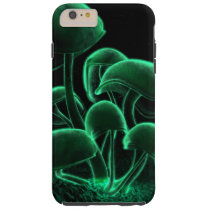 green, mushrooms, fluorescence, [[missing key: type_casemate_cas]] com design gráfico personalizado
