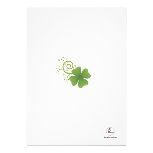 Shamrock Frame Invitation