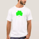 Shamrock front - Shamrock DNA back t-shirts by wdecatur Shamrock front - Shamrock DNA back t-shirts
