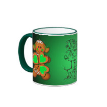 SHAMROCK GIRL  by SHARON SHARPE mugs