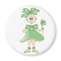 Shamrock Girl Magnet