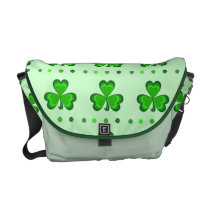 Shamrock Glory messenger bags