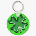 Shamrock Green keychains by bridgesdesigns Shamrock Green keychains