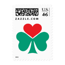 Shamrock Heart Postage