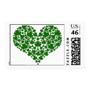 Shamrock Heart stamp