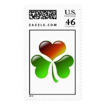 Shamrock Heart postage