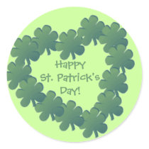 Shamrock Heart Sticker