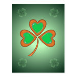 SHAMROCK HEARTS by SHARON SHARPE Post Card
