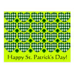 Shamrock Hearts Post Card