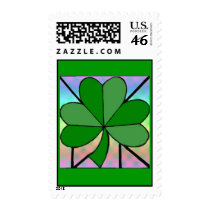 Shamrock in Frame postage