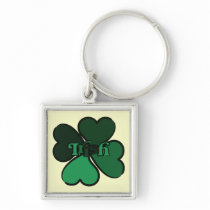 Shamrock Irish Key Chain
