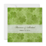 Shamrock Irish Wedding Invitation
