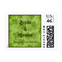 Shamrock Irish Wedding Postage