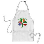 Shamrock Italy USA Irish Apron