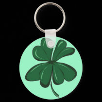 Shamrock Keychain