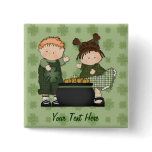 Shamrock Kids Button
