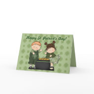 Shamrock Kids card
