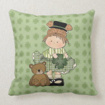 Shamrock Kids - Girl pillows