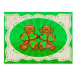 SHAMROCK KIDS & LIGHT RAYS by SHARON SHARPE Postcard
