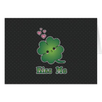 Shamrock - Kiss Me cards