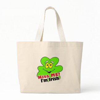 Shamrock Kiss Me I'm Irish bag