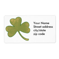 Shamrock Custom Shipping Label
