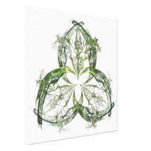 Shamrock Lace Gallery Wrap Canvas