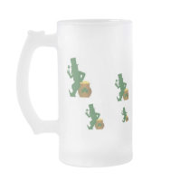 Shamrock, Leprechaun on Pot o Gold Mug by astarzmom Shamrock, Leprechaun on Pot o Gold Mug