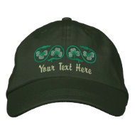 Shamrock Line and Scroll embroideredhat