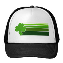 shamrock, irish, st.patrick&#39;s day, march, holiday, Trucker Hat with custom graphic design