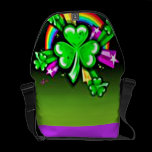 Shamrock love Rickshaw Messenger Bag messenger bags
