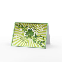 Shamrock luck cards