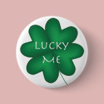 Shamrock Lucky Me Button buttons