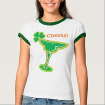 Shamrock Margarita Cheers! t-shirts
