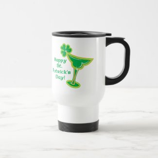 Shamrock Margarita with Greeting mug