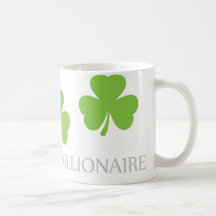 shamrock millionaire mug