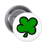 Shamrock Pinback Button