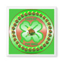 Shamrock Plate magnets by KABSANNIE Shamrock Plate magnets