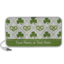 Shamrock Portable Speakers Personalized
