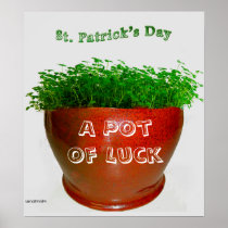 Shamrock Pot Print