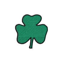 Shamrock Pullover Hoodie embroidered shirts