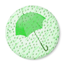 SHAMROCK RAIN by SHARON SHARPE Magnet