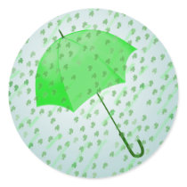 SHAMROCK RAIN by SHARON SHARPE stickers