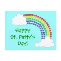 Shamrock Rainbow postcards