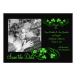 Shamrock Save the Date Cards at Zazzle