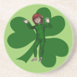 Shamrock Shannon Elf Coaster