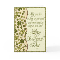 Shamrock Shower Greeting Card