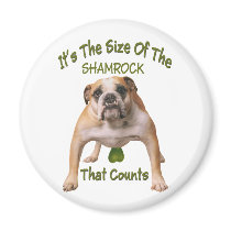 shamrock size counts magnet